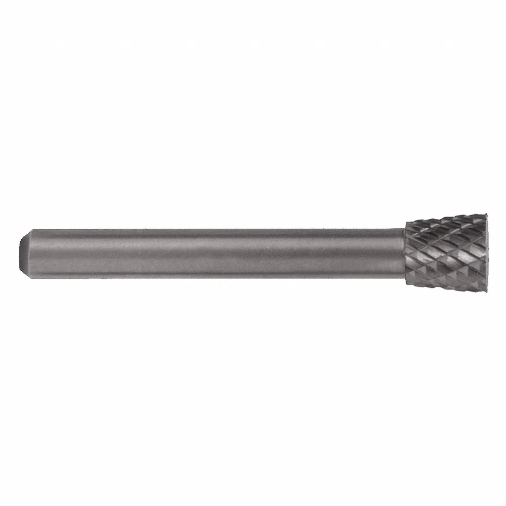 CLE-LINE C17780 Inverted Cone Bur, Single Cut, 3.00 mm Shank Dia, 6.35 mm Head Dia, Length of Cut 6.40 mm | CV4MVM 50AX67