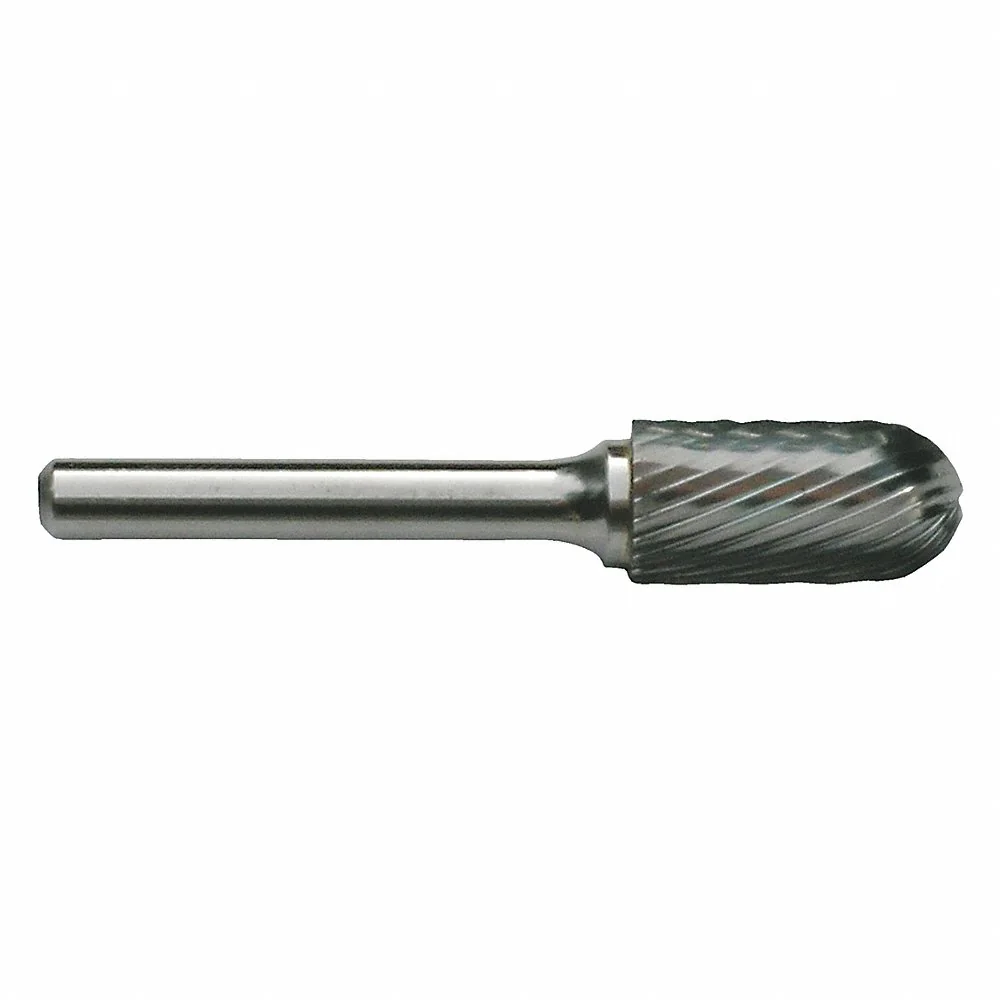 CLE-LINE C17634 Cylinder Bur Sc, Single Cut, 3.00 mm Shank Dia, 3.00 mm Head Dia, Lg Of Cut 14.30 mm | CQ8YNP 50AV77