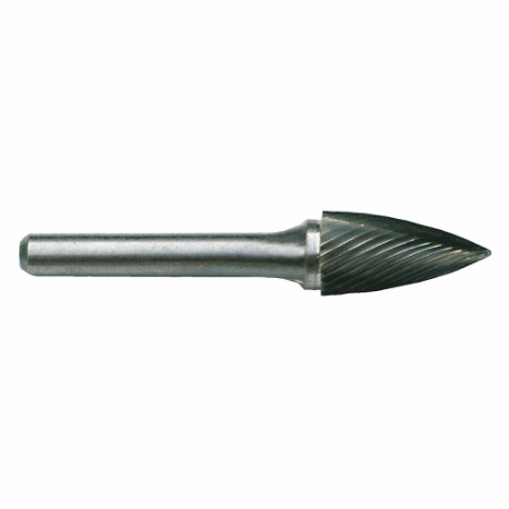 CLE-LINE C17674 Tree Bur SG, Single Cut, 3.00 mm Shank Dia, 3.00 mm Head Dia, Length of Cut 12.70 mm | CQ8ZJX 50AW32