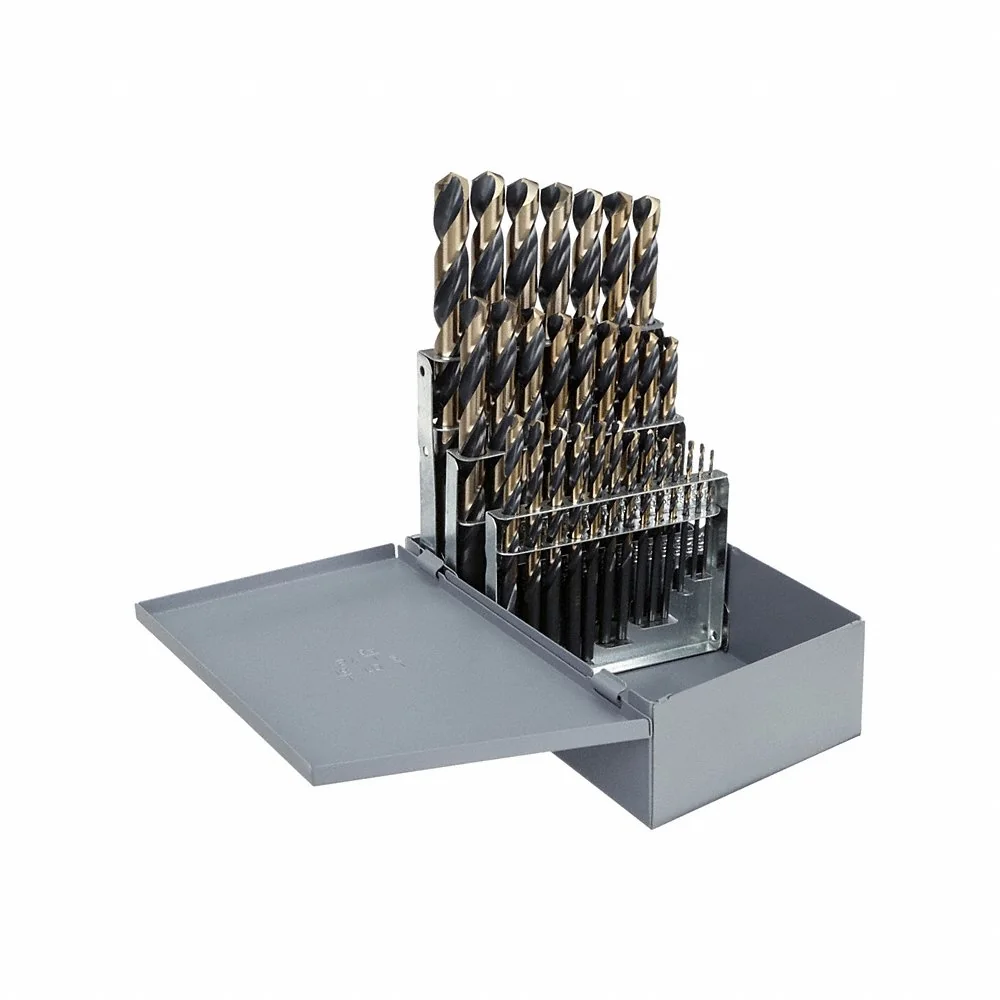 CLE-LINE C18125 Jobber Drill Bit Set, High Speed Steel, 29 Pieces | CD2YWZ 53FP25
