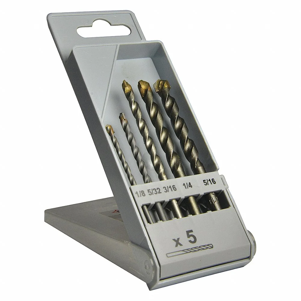CLE-LINE C20929 Drill Bit, 1/8 In 5/32 In 3/16 In 1/4 In 5/16 Inch Drill Bit Size | CQ8YJT 714H74