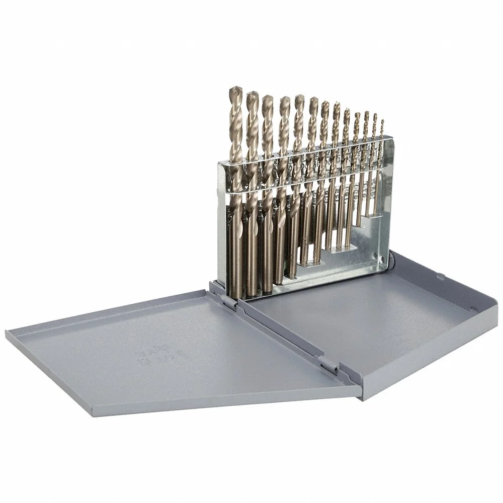 CLE-LINE C21107 Jobber Drill Bit Set, 1/16 Inch Smallest Drill Bit Size | CQ8ZKM 53PR42
