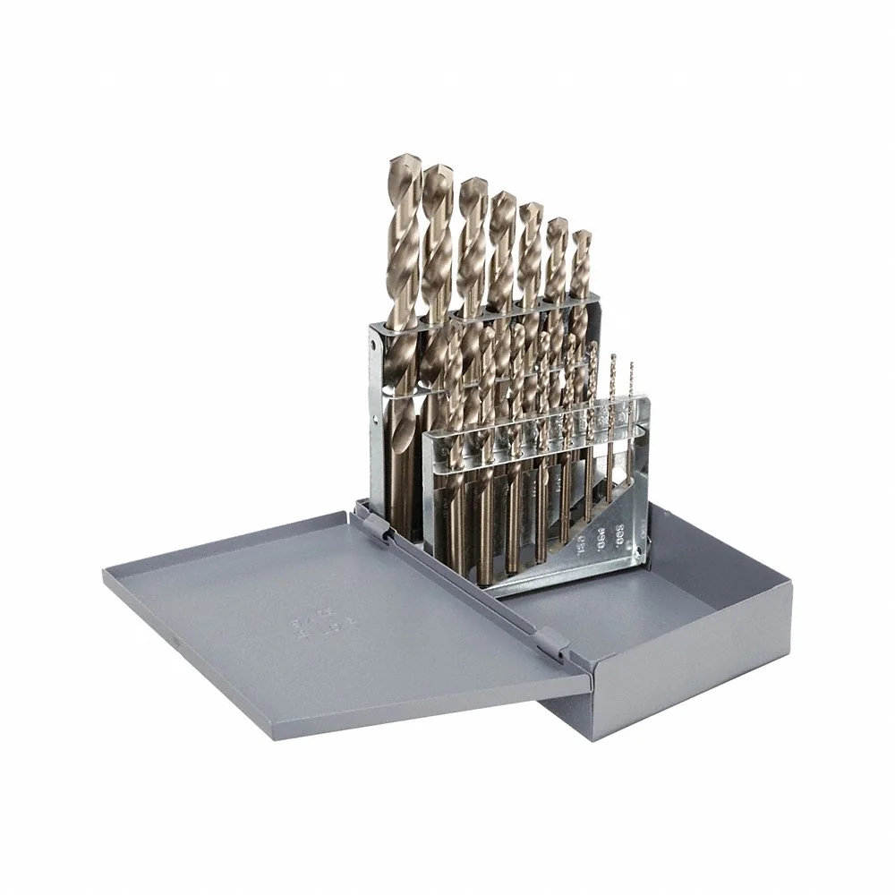 CLE-LINE C21112 Jobber Drill Bit Set, 1/16 Inch Smallest Drill Bit Size, 1/2 Inch Largest Drill Bit Size | CQ8ZKP 53PR41