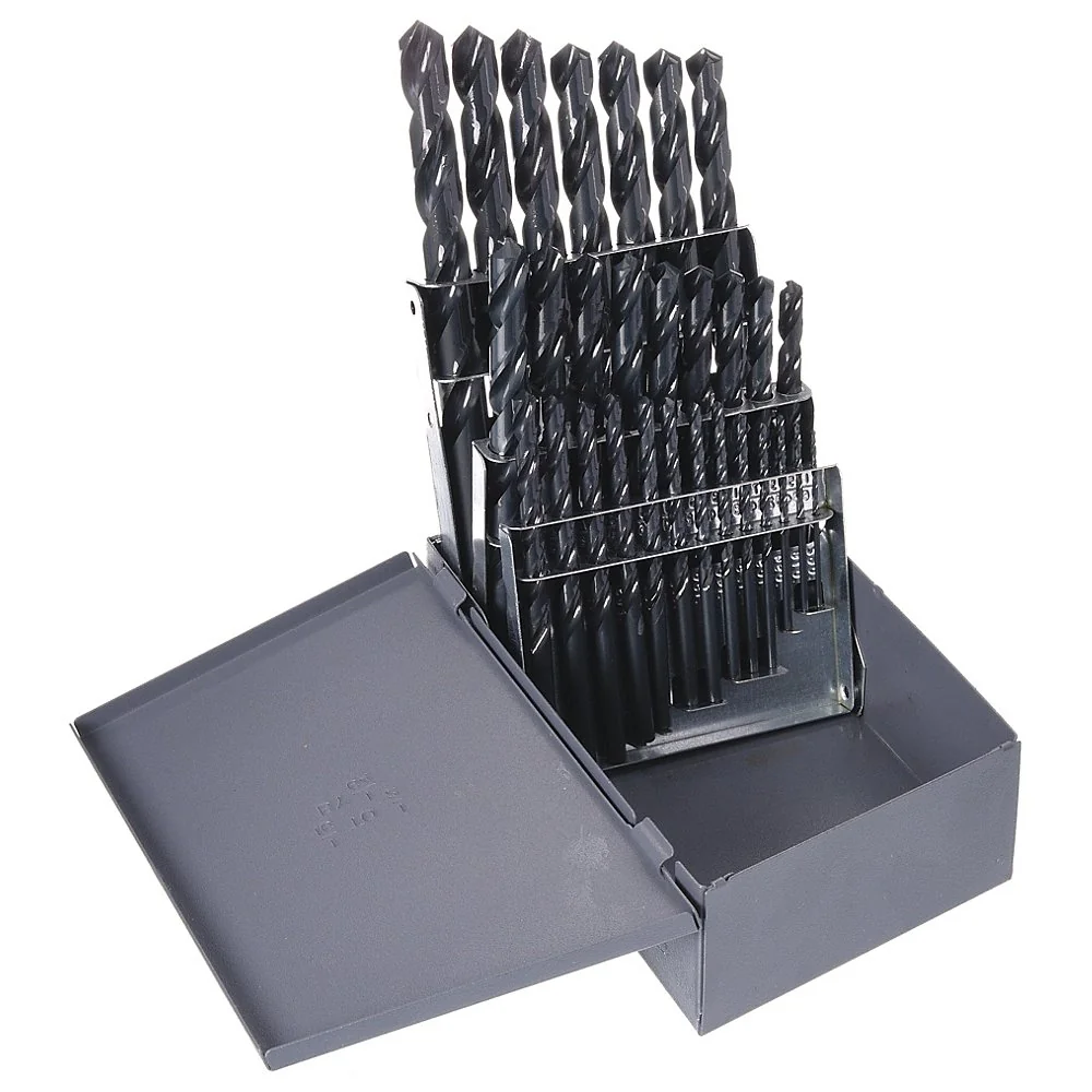 CLE-LINE C21118 Jobber Drill Set 29 Piece High Speed Steel 118 Deg | AF2PKK 6X001