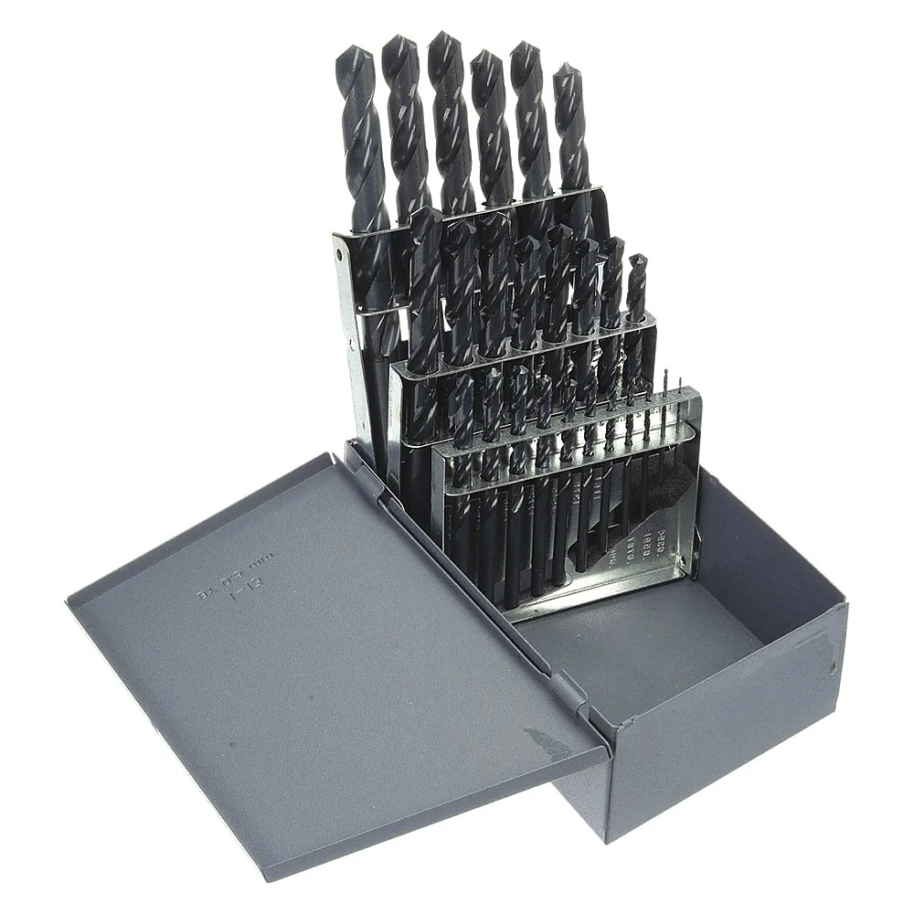 CLE-LINE C21131 Jobber Dril Set 25 Piece Metric High Speed Steel 118 Degrees | AE3BLR 5BP06