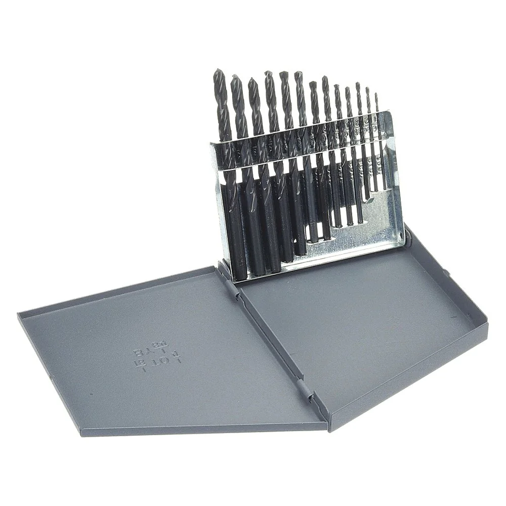 CLE-LINE C21157 Jobber Drill Set 13 Piece High Speed Steel 135 Deg | AA9AMV 1BR72