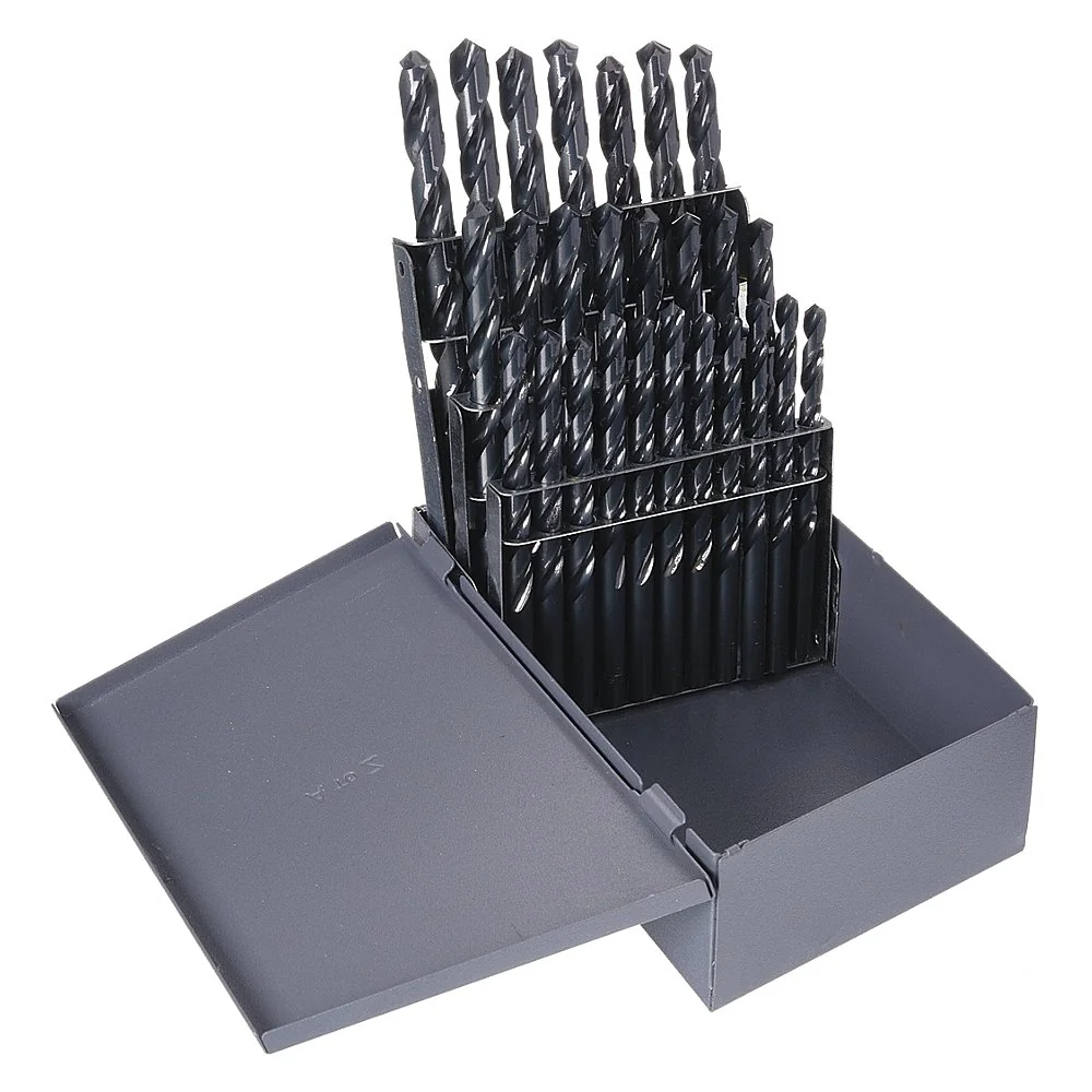 CLE-LINE C21158 Jobber Drill Set 26 Piece Letter High Speed Steel 118 Degress | AB8WMT 2A737