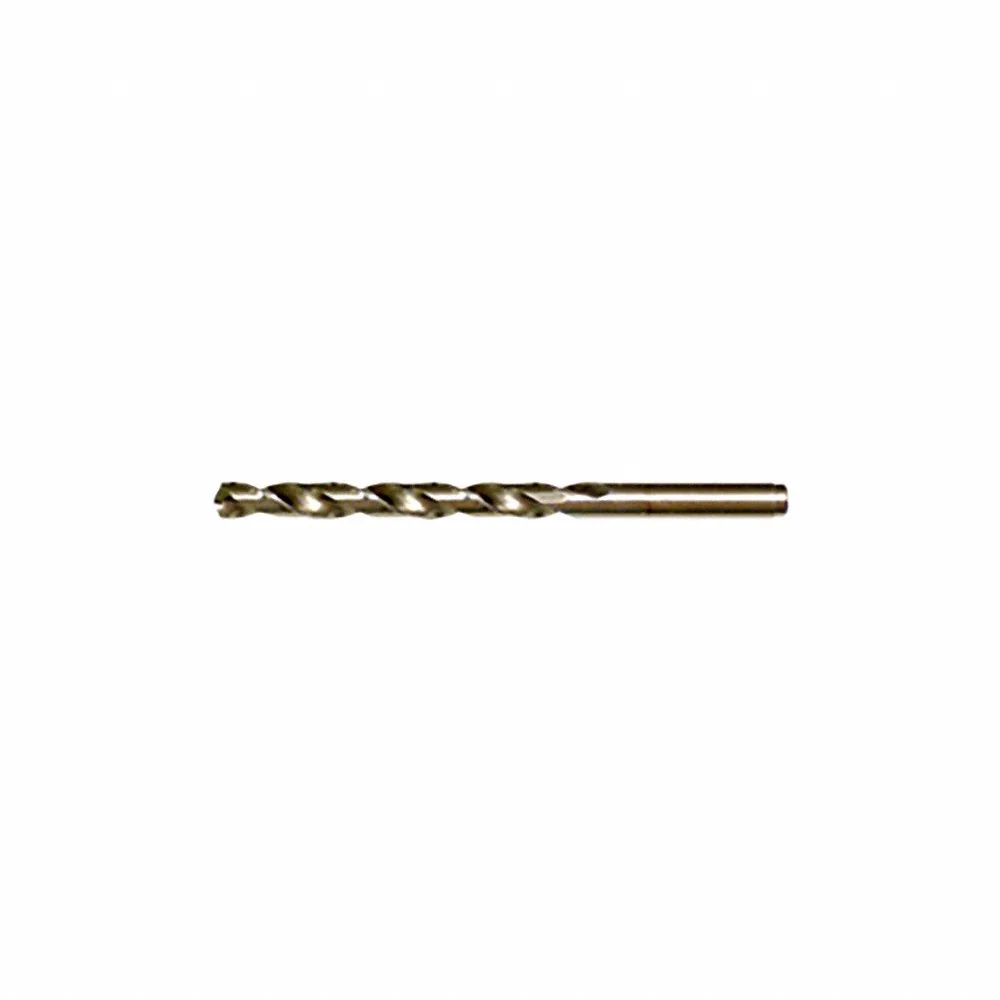 CLE-LINE C24722 Cobalt Jobber Length Drill, Right Hand, Straw, 135 Deg Drill Bit Point Angle, Split Point | CQ8YZD 61KX55