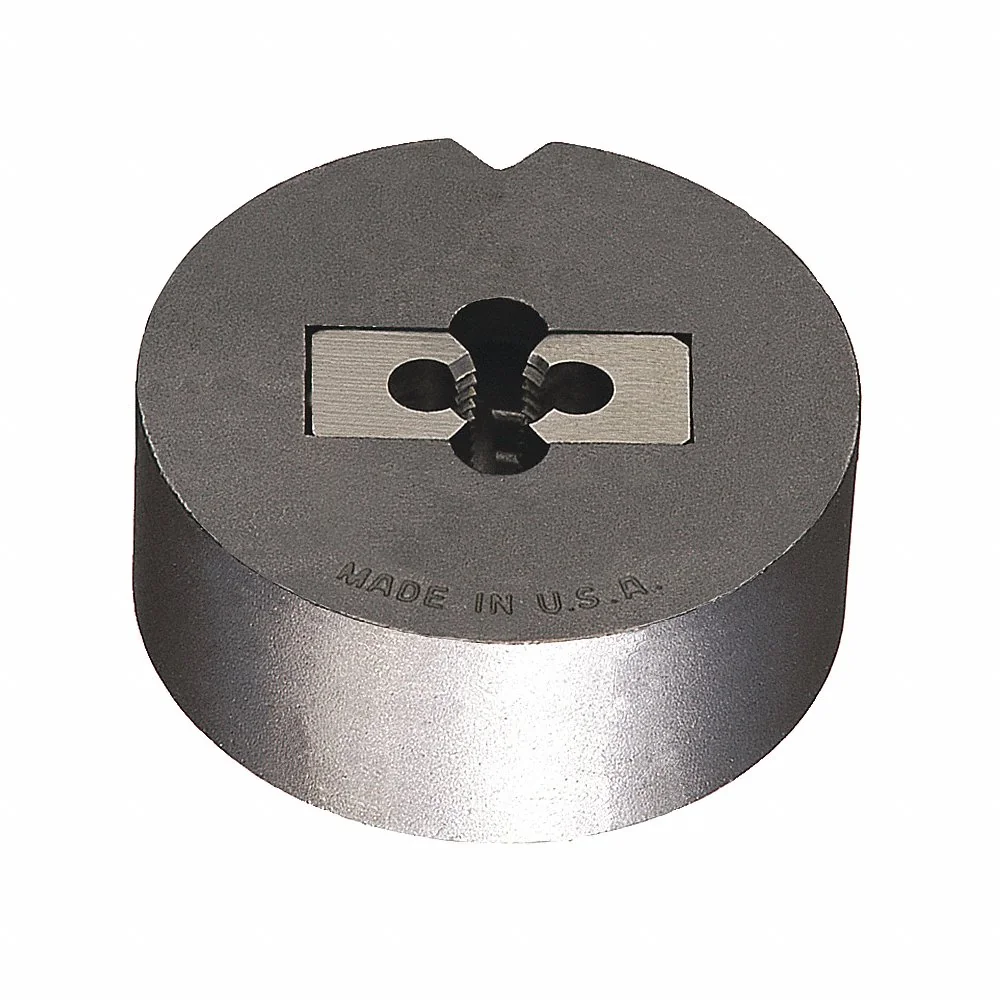 CLE-LINE C66701 Quick Change Die, 1/4-20 Thread Size, A Die Blank #, 1/2 Inch Die Width, Carbon Steel, Unc | CU6GJE 50AR94