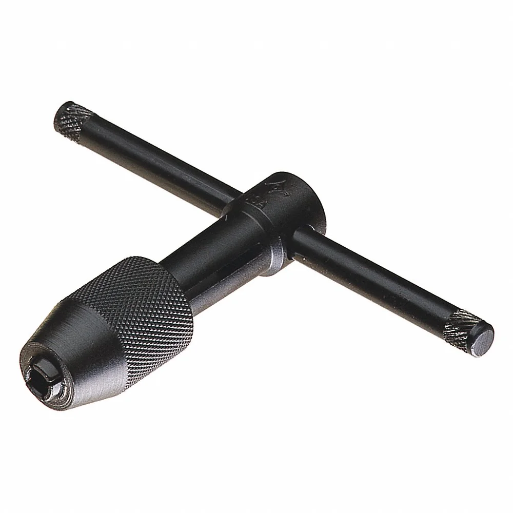 CLE-LINE C67206 Tap Wrench, T, Plain T-Handle, 1/4 Inch Min. Tap Size, 1/16 Inch Max. Tap Size, #0 to #14 | CQ8ZGB 50CA34