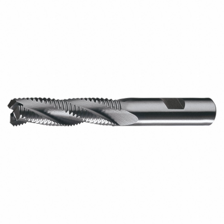 CLEVELAND C31208 Square End Mill, Bright Finish, Center Cutting, 6 Flutes, 2 Inch Milling Dia | CQ9UGJ 437W31