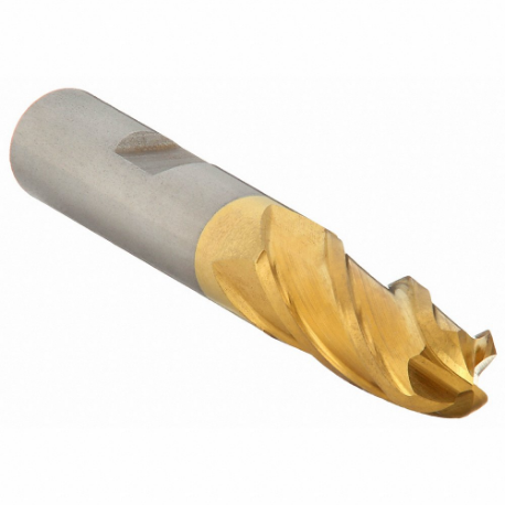 CLEVELAND C75014 Ball End Mill, 4 Flutes, 3/4 Inch Milling Dia, 3 Inch Length Of Cut | CQ9EAT 438H13