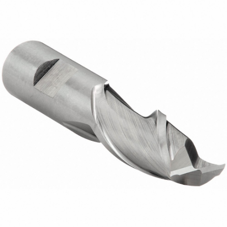 CLEVELAND C40804 Square End Mill, 2 Flutes, Bright Finish, 1 Inch Milling Dia, 2 Inch Cut | CQ9TFF 438L80