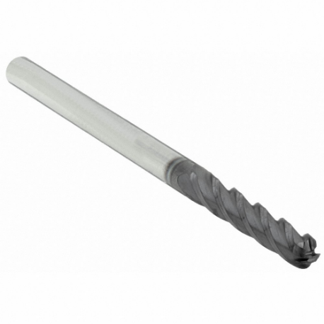 CLEVELAND C75323 Ball End High Speed Steel, 1/32 Inch Milling Dia, 3/64 Inch Cut, 2 Inch Overall Length | CQ9EFK 438H25