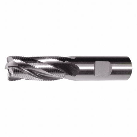 CLEVELAND C41123 Square End Mill, 4 Flutes, Bright Finish, 1/2 Inch Milling Dia | CQ9TRF 438M99