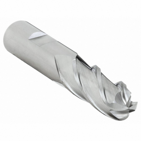 CLEVELAND C75012 Ball End Mill, 4 Flutes, 3/4 Inch Milling Dia, 3 Inch Length Of Cut | CQ9EAV 438H11