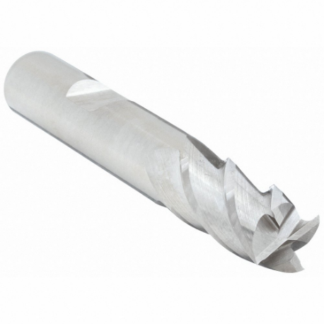 CLEVELAND C32014 Square End Mill, 4 Flutes, Bright Finish, 7/16 Inch Milling Dia | CQ9TUC 437X53