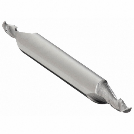 CLEVELAND C60169 Square End Mill, Carbide, Double End, 1/16 Inch Milling Dia | CQ9UGR 32ZX34