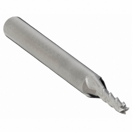 CLEVELAND C61808 Square End Mill, Carbide, Single End, 1/16 Inch Milling Dia | CQ9UJW 33FZ68