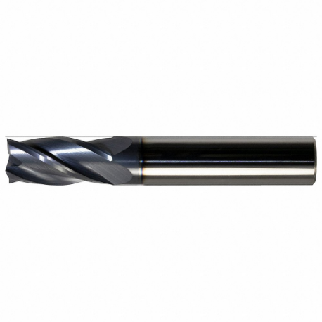 CLEVELAND C98240 Square End Mill, Center Cutting, 4 Flutes, 1 mm Milling Dia, 3 mm Length Of Cut, Spiral | CQ9VXF 789LN6