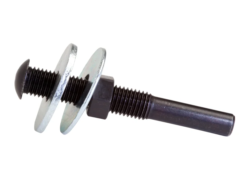 Non-Woven Abrasive Mandrel, 1/4 - 5/16 Inch Hole, 1/4 Inch Shank Diameter, 2 1/4 Inch Overall Length