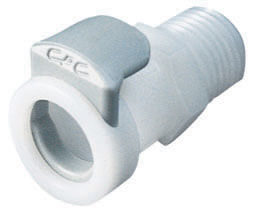 COLDER PRODUCTS COMPANY APCD10004 Coupler Push In Acetal White | AF7XPM 23MG89
