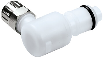 COLDER PRODUCTS COMPANY APCD21004 Coupler Push In Acetal White | AF7XPU 23MG95