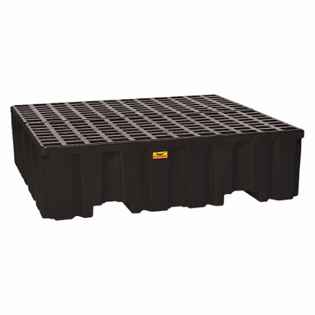 CONDOR 1640BNDC Drum Spill Containment Pallet 132 Gal Spill Capacity, 8000 Lb Load Capacity | CR2DVB 45YZ96
