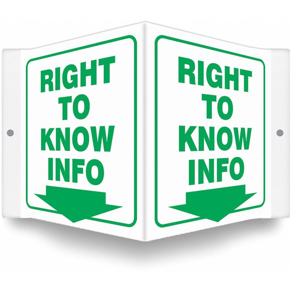 CONDOR 480Y81 High Visibility Safety Sign, 6 x 8-1/2 Inch | CD3VRF