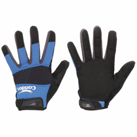 CONDOR 488C18 Mechanics Gloves, Size 2XL, Mechanics Glove, Full Finger, Synthetic Leather, Neoprene | CR2DFR
