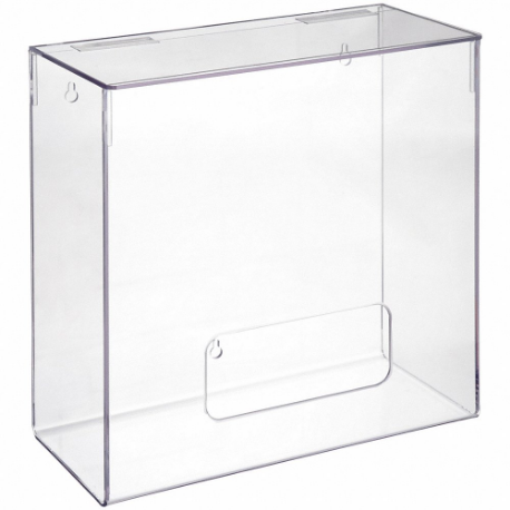 CONDOR 4GMT4 Hairnet Dispenser, PETG Plastic, Clear | CR2BFE