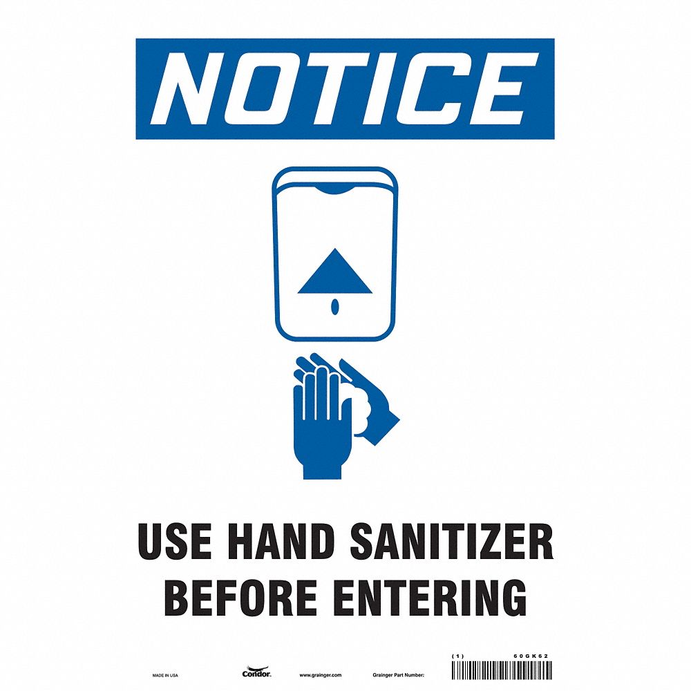 CONDOR 60GK62 Safety Sign | CE9LJP