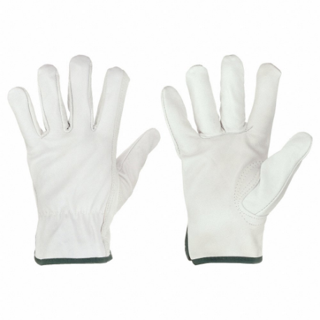 CONDOR 60NM47 Leather Drivers Gloves, Size M, Goatskin, Std, Glove, Full Finger, Keystone Thumb, 1 Pair | CR2CZG