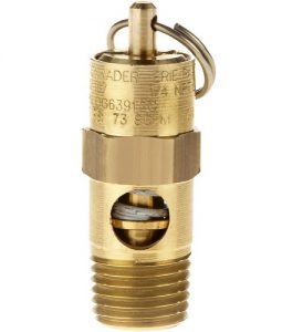 CONRADER SRV187-14 Safety Valve, 1/4 Inch Inlet, 17 To 118 SCFM, 25 To 250Psi | CE7ZNF 1300