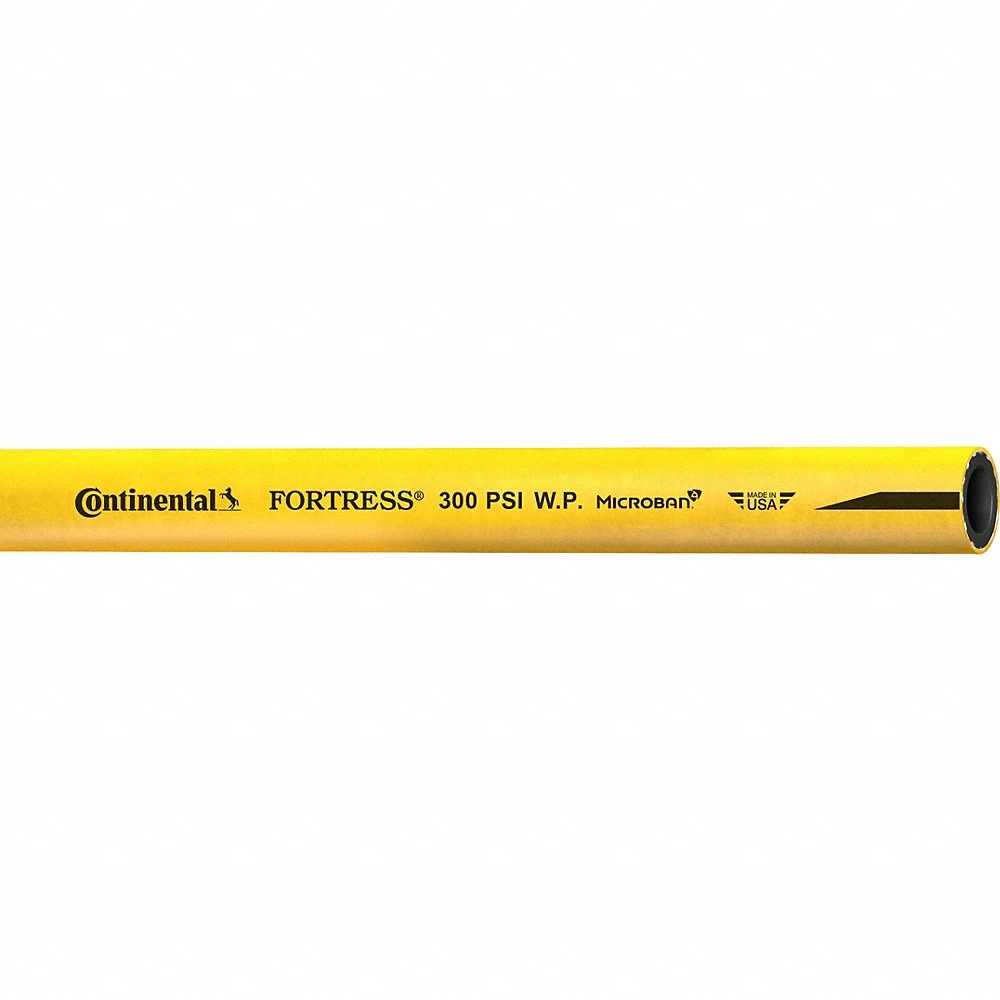 Pressure Washer Hose, 5/8 Inch ID, 300 PSI, -20 Deg-210 Deg F, Yellow, 500 ft Hose Length
