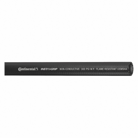 CONTINENTAL IGBK05030-50-G Air Hose, 1/2 Inch Hose Inside Dia, Black, 300 PSI | CR2EDL 55CK72