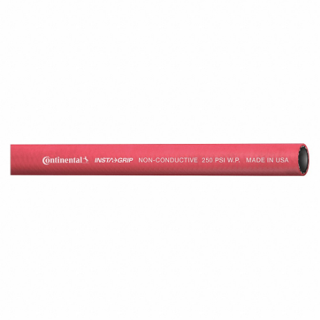 CONTINENTAL IGRD02525-25-G Air Hose, 1/4 Inch Hose Inside Dia, Red, 250 PSI | CR2EVF 55CL22
