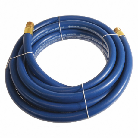 CONTINENTAL PLB10025-15-11 Air Hose, 1 Inch Hose Inside Dia, Blue, Brass 1 Inch Mnpt X Brass 1 Inch Mnpt | CR2EAQ 50JE22