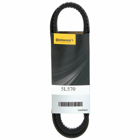 CONTITECH INC 5L480 Cogged V-Belt, 5L480, 48 Inch Outside Length, 21/32 Inch Top Width, 25/64 Inch Thick | CR2LNC 459K23