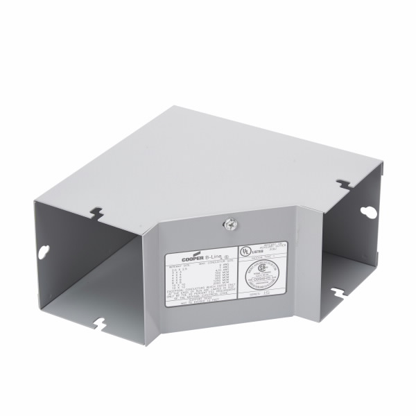 COOPER B-LINE 1010 HSLIN Wireway Elbow, 90 Deg., Inside Opening, Steel, Gray, 10 x 10 Inch Size | CH7JTK