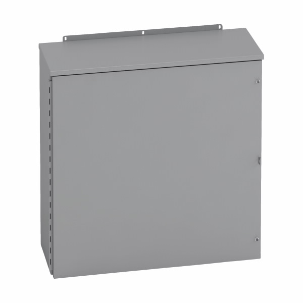 COOPER B-LINE 16126 RHC Panel Enclosure, 16 x 6 x 12 Inch Size, Hinged cover, Carbon steel | CH6ZTX