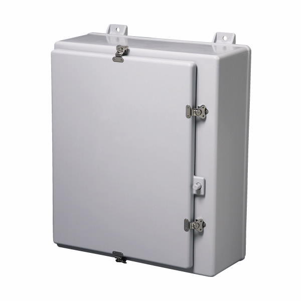 Wall Mounted Panel Enclosure, 13.77 x 16.87 x 22.75 Inch Size, Hinged Cover