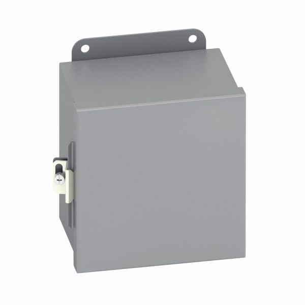 COOPER B-LINE 643-12CHC JIC Panel Enclosure, 3 x 4 x 6 Inch Size, Hinged Cover, Carbon Steel | CH7CCV