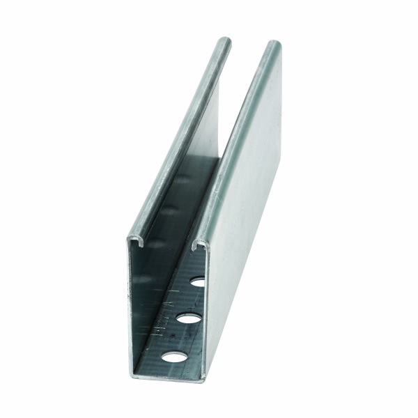 COOPER B-LINE B11H17/8-120GLV B11 Strut Channel, 3.25 x 120 x 1.62 Inch Size, Steel, Pre Galvanized | CH7KWJ