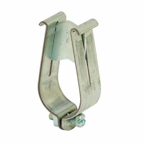 COOPER B-LINE B2080ZN Parallel Pipe Clamp, 0.12 x 9.125 x 1.25 Inch Size, 500 lbs. Load Capacity, Steel | CH7WUH