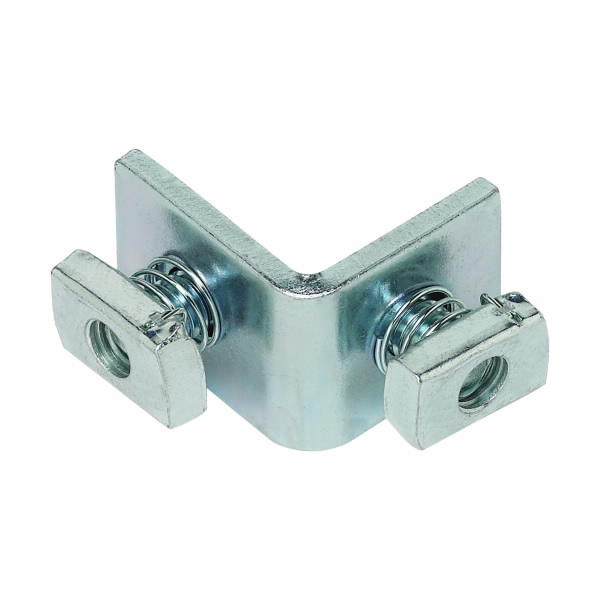 COOPER B-LINE B230PAGRN Corner Angle, 90 Deg., Two Holes, 2.06 x 1.87 x 1.62 Inch Size, Steel | CH7MGH