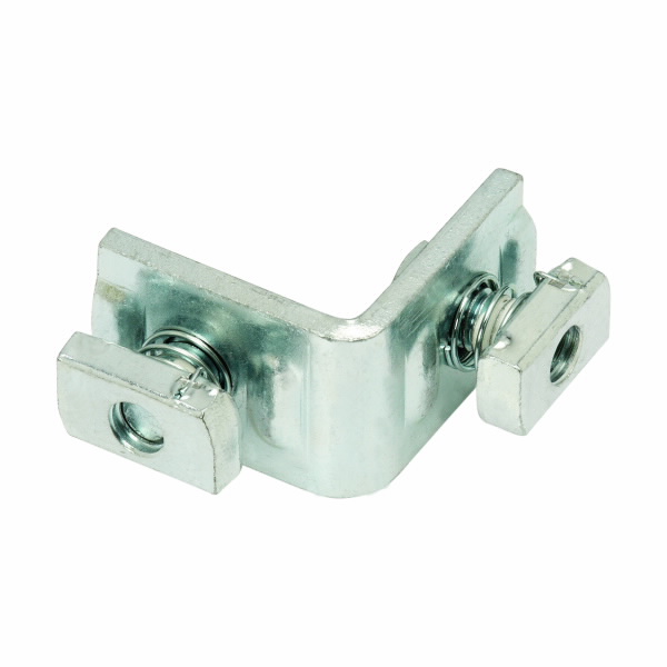 COOPER B-LINE B231PAGRN Corner Angle, 90 Deg., Two Holes, 2.25 x 2.25 x 1.62 Inch Size, Steel | CH7MGZ