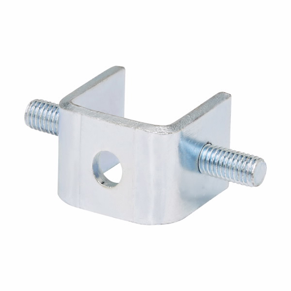 COOPER B-LINE B400-3ZN Two Stud Ring Connection, 1.68 x 1.68 x 1.64 Inch Size, Steel, Electro Plated Zinc | CH7NJZ
