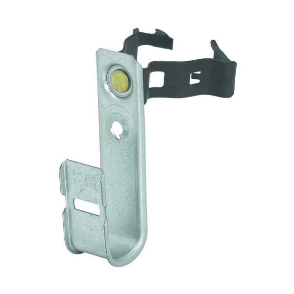 COOPER B-LINE BCH12-G-8-12 Cable To Floor Support Fastener, Pre Galvanized, 30 lbs. Load Capacity, Steel, 1-3/4 Inch J Hook | CH6TWX