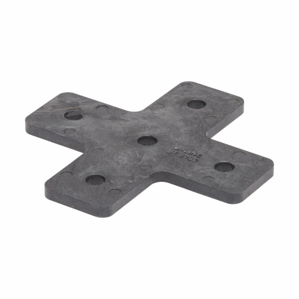 COOPER B-LINE BFV132 Plate, 5.37 x 5.37 x 1.62 Inch Size, Steel, 5 Hole | CH6UBG